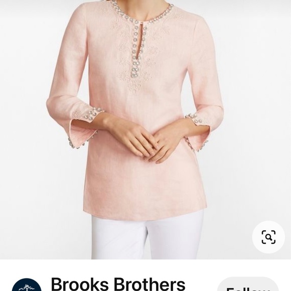 Stunning Linen and Beaded Tunic - Picture 5 of 5